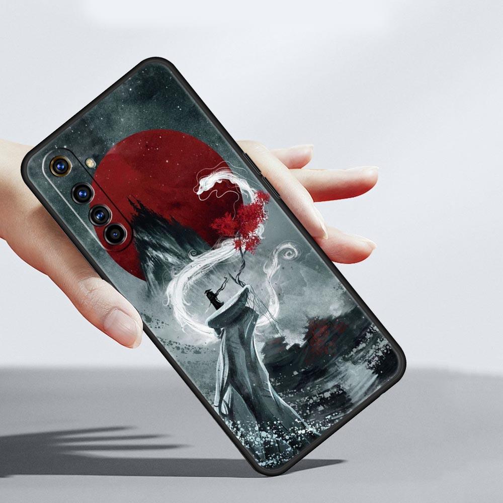 Чехол для телефона с рисунком Самурайское искусство Японии для Realme 10 9 8 5G 7 6 GT2 Pro Plus 9i 8i C21 C11 C25 C35 GT Neo 2 3 3T Мягкая черная крышка