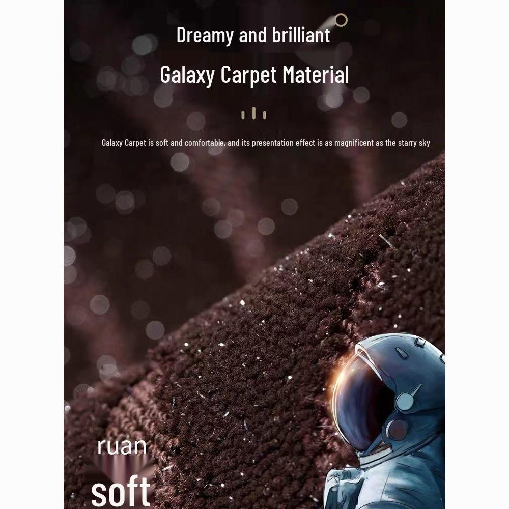 Универсальный коврик для пола автомобиля «Звездное небо» - Экологичный, Локтевая пряжа, Основной водитель, Цельный