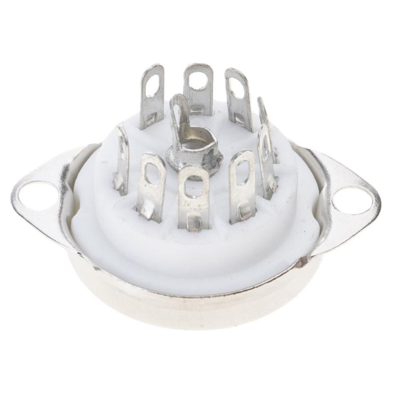 9 Pin Tube Socket For Point To Point Wiring with Gold Tins Plate Contacts GZC9-C-1 Replacement for Music Lover Amplifiers