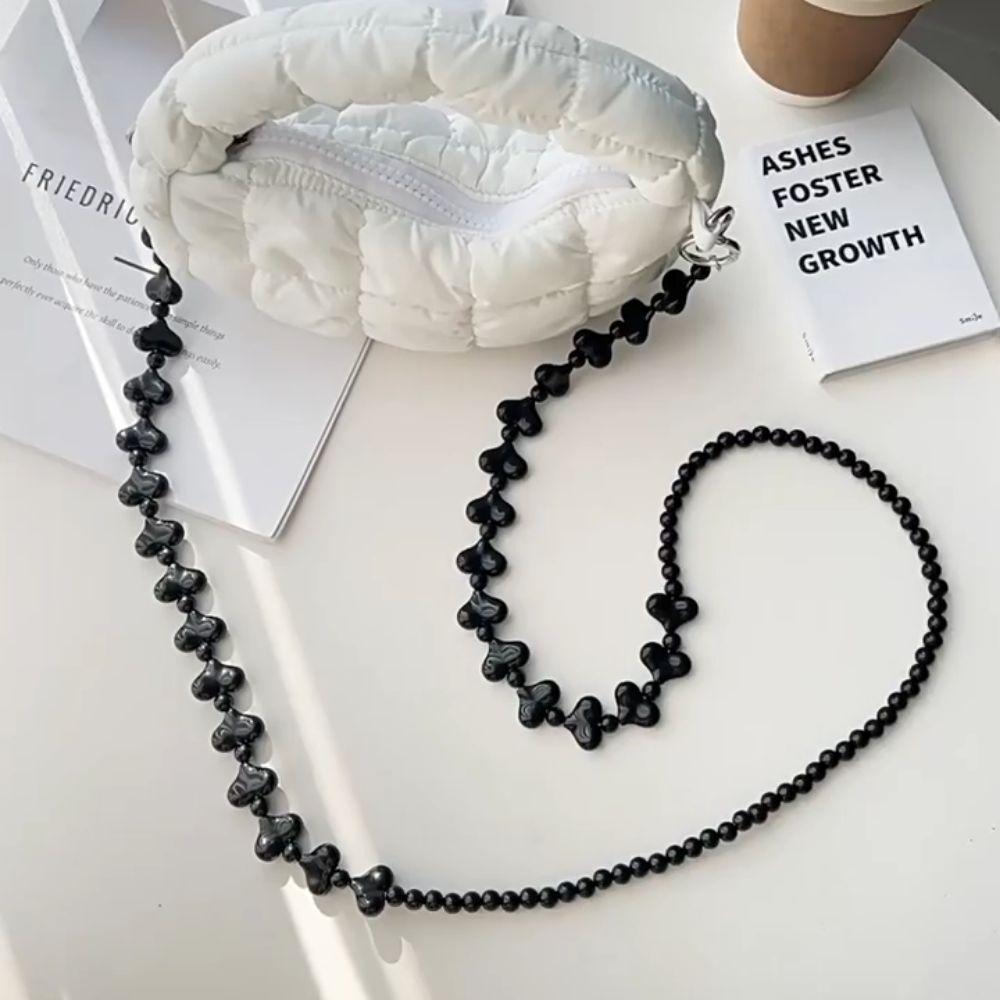 Crossbody Mobile Phone Chain Long Cellphone Lanyard Beads Phone Strap  Phone Accessories