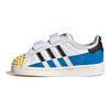 LEGO x Superstar CF I Белые Синие Желтые Детские Кроссовки Обувь-Белый Основной-Черный Ярко-Синий IF2913