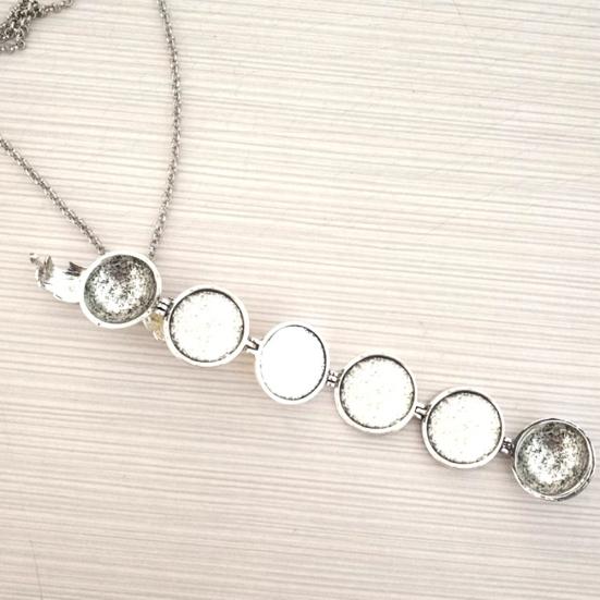 Unisex Expandable Multi Photos Ball Pendant Locket Chain Necklace Gift