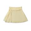 Kaslead New Arrival Women's Clothing Fashion Style Fashion Minimalist Pure Color Ruched Waist Short Skirt