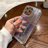 Gradient Rainbow Laser Phone Cases For Iphone 13 11 12 Pro Max Xs Max Xr X 7 8 Plus 13 Pro Transparent Soft Clear Acrylic Cover