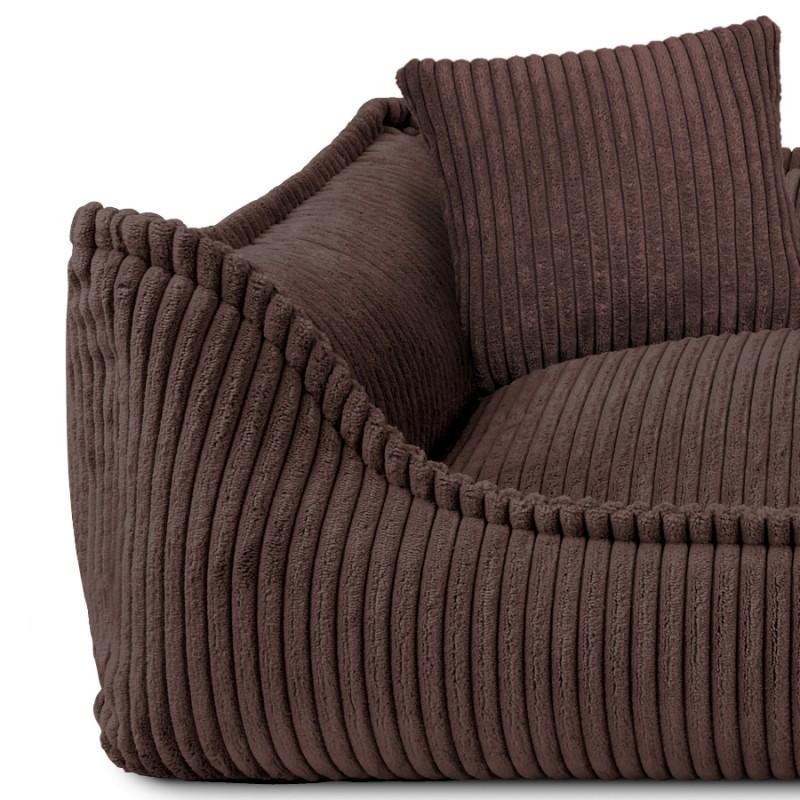 Legowisko Ortopedyczne Denzoo Milano Brown "S" 70X50 Kojec Sofa Posłanie
