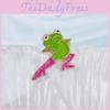 Creative New Stylish Unique Frog Dancing Animal Badge Pin Personal Brooch For All