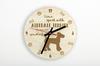 Airedale Terrier, Bingley Terrier - clock with dog, wooden clock with engraving, personalised clock by Art-Dog