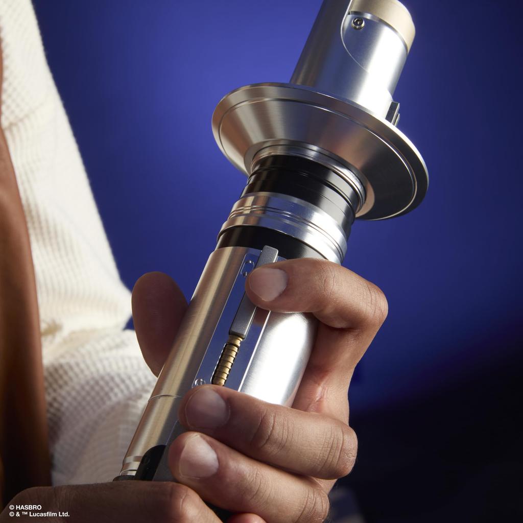 Hasbro Star Wars Black Series Ezra Bridger Force FX Elite Electronic Lightsaber with Advanced LED and Sound Effects, Ages 14 and Up, G0702, Authentic