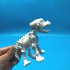 3D-печатные статуэтки таксы-скелета, костяные украшения для такс, статуэтки собак-скелетов и подвижные щенки