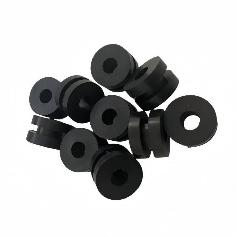 10pcs/set 4.5mm Motorcycle Rubber Grommets Bolt Assortment Kits Fairing Bolts Pressure Relief Cushion Buffer Washer Shock