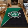 Dallas Stars Logo Rug Design Patterned carpet, non slip mat suitable for living room and bedroom sofas