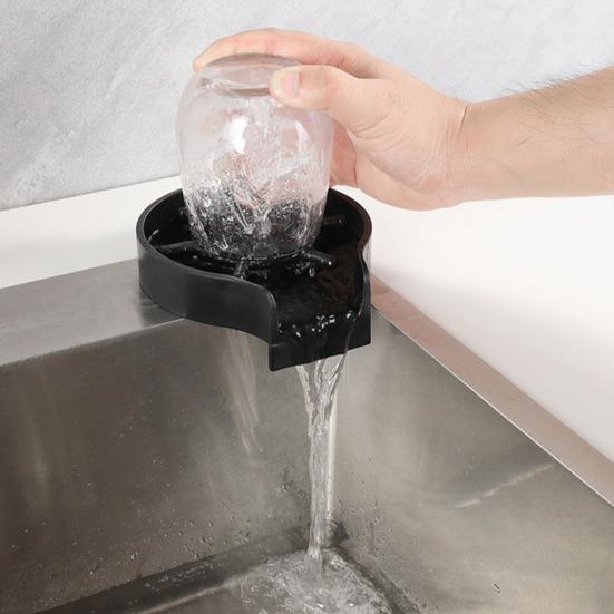 Ополаскиватель для чашек для кухонной мойки Быстрое ополаскивание Универсальная мойка для бутылок для мойки Мойка для стаканов для чашек, стаканов, детских бутылочек, бокалов для вина