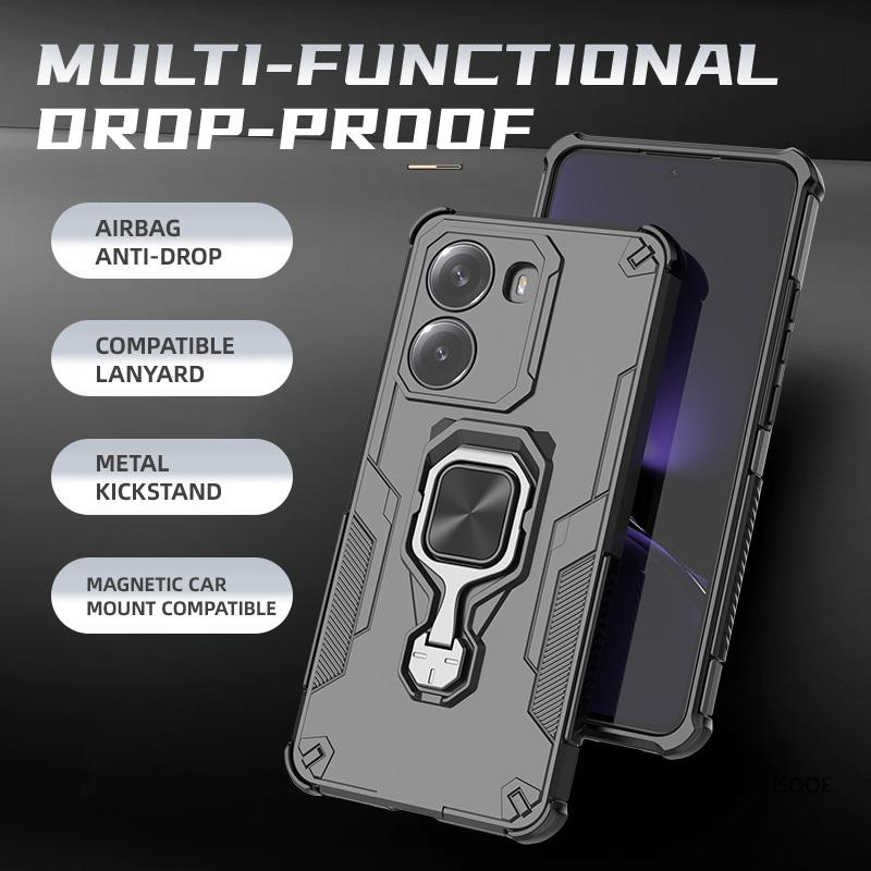 Вращающаяся подставка Capa для POCO X7 Pro 5G Чехол Магнитный держатель-кольцо Защитный чехол для телефона для Xiaomi POCO X7 Pro Fundas