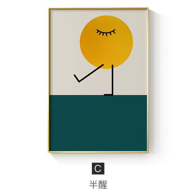 Современная абстрактная фигура Пикассо, картина на холсте, сращивание лица, геометрические постеры, принты, настенная художественная картина, украшение для гостиной, дома, без рамки