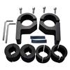 2pcs Corrosion Resistant Adjustable Work Light Bracket Tube Holder Mounting Brackets For Front Protective Bar And More