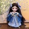 Ball Jointed Body 16cm Doll Clothes Set Movable Joint Chinese Style Skirt  Babies