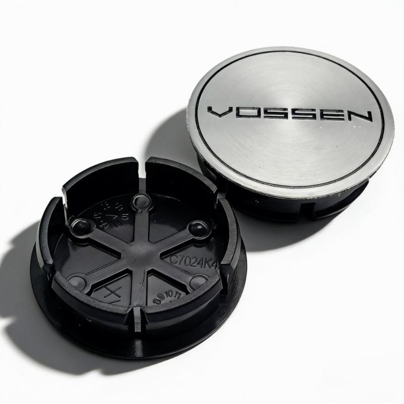 4pcs VOSSEN Logo Emblem Badge Car Wheel Center Caps 48MM 42MM Wheels Hub Cap Rim Hubcaps Cover Replace Car Accessories for Fait