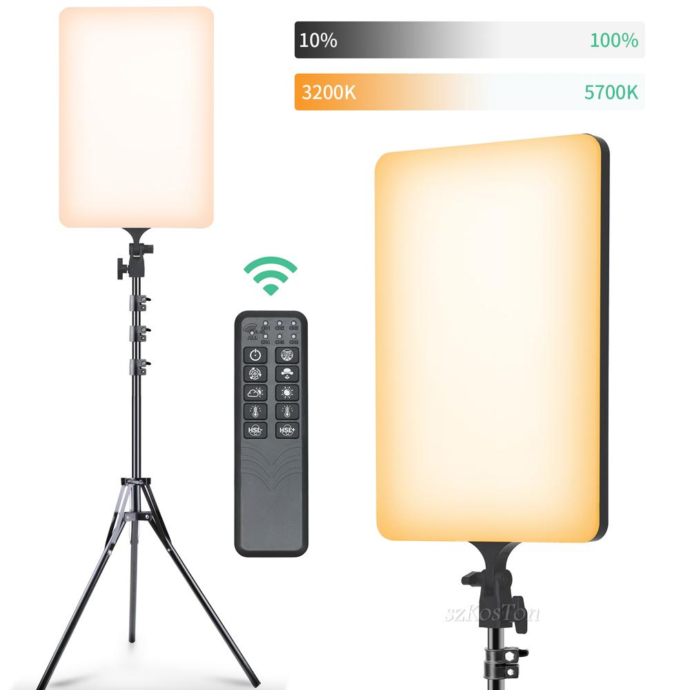 LED Video Light Panel Photo Studio Kits 3200K-5700K Softer Lighting for Tiktok Studio Outdoor Shooting Portraits YouTube Wedding
