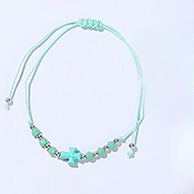 Браслеты из смолы с перекрестной веревкой для женщин, женские красочные браслеты на веревке, подарки, очаровательные летние праздничные украшения