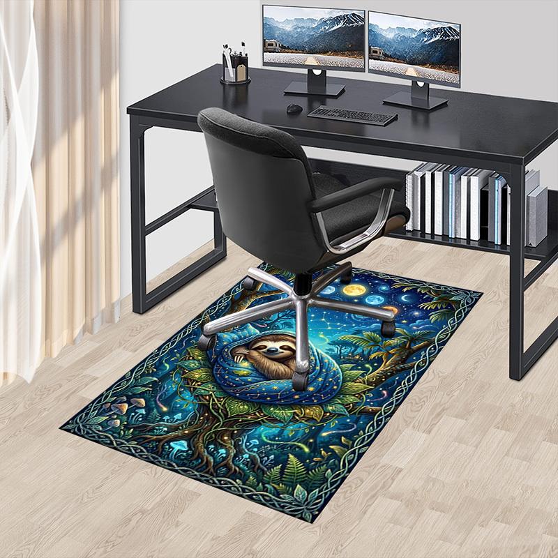 1PC Sloth Extra Large Non-Slip Floor carpet, Office, family, bedroom, Studio - Large Area Rug,Longlasting Material-K0393