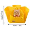Pet Felt Cat Nest Fun Interactive Toy deformable cat tunnel semi-enclosed Composite Structure Universal Cat Head Cutout Design