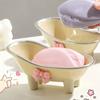 1pc Luxury Lovely Creative Bathtub Soap Box Holder Home Bathroom Countertop Draining Soap Box