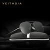 VEITHDIA Brand Rimless Fashion Unisex Sun Glasses Polarized Coating Mirror Sunglasses Male Eyewear