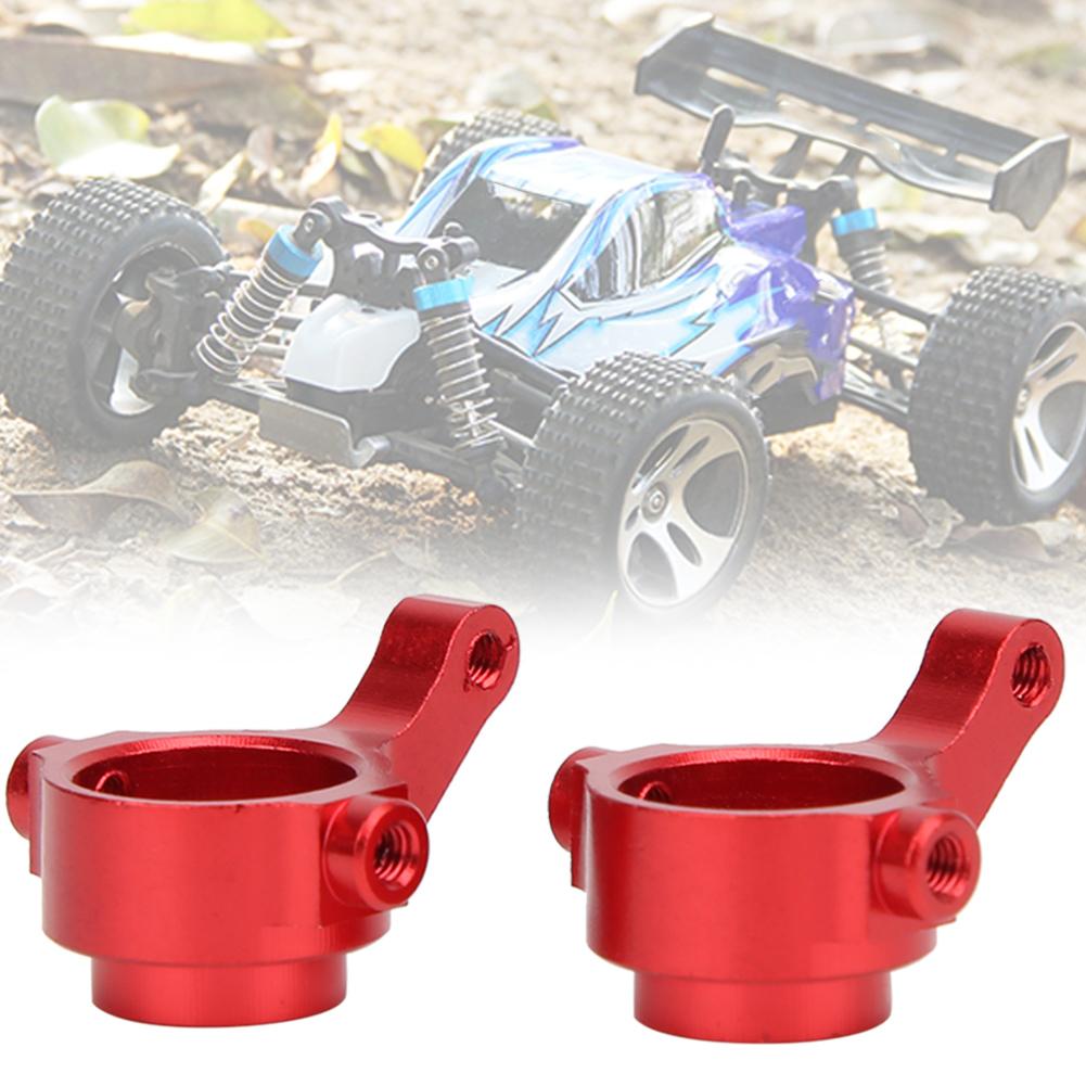 Aluminum Alloy Left Right Steering Cup Replacement Parts Fit for WL A959 A979 A969 1 18 RC CarRed