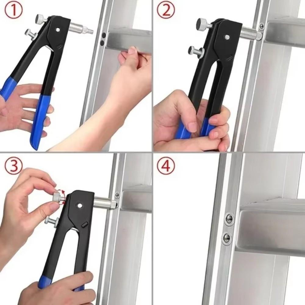150PCS Repair Tools M3-M8 Flathead Screw Crimp Plier Durable Rivet Nut Kit Automotive Repair