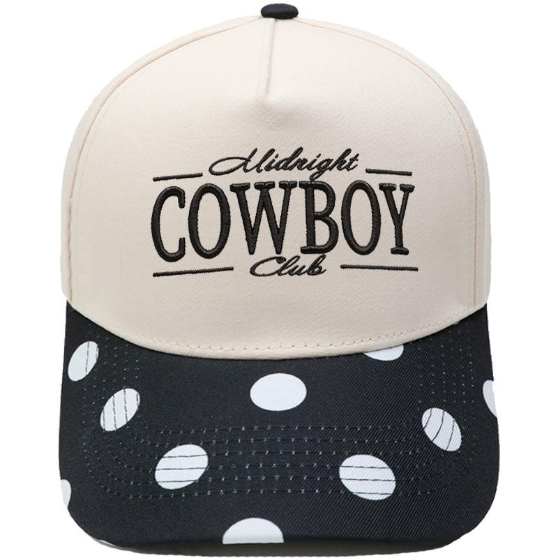 Midnight Cowboy Club Embroidery Color Matching Truck Driver Baseball Cap Male Female Shade Dad Cap