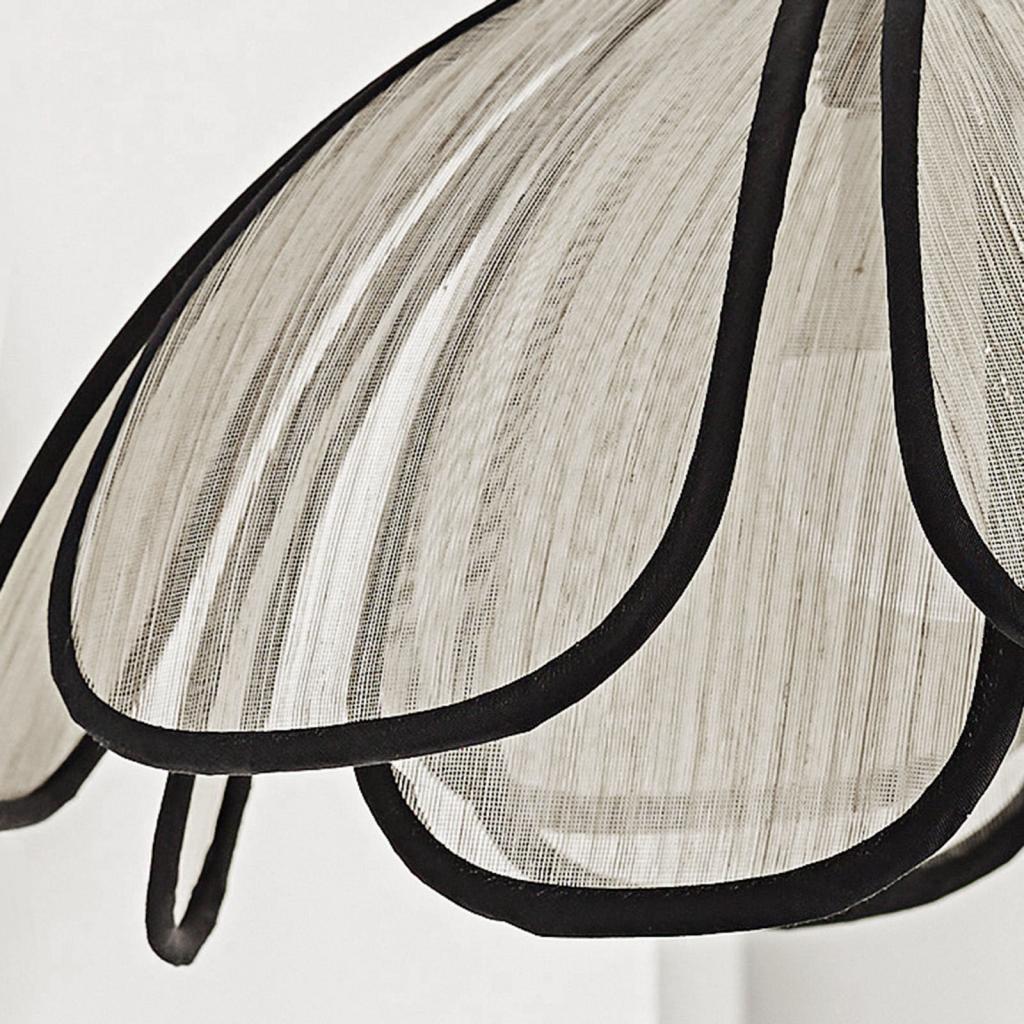 Бохо Люстра Цветок Формы Тканевый Абажур Потолочный Светильник Люстра с Лампочкой E27 для Прихожей Гостиной Кухни Кабинета Кафе