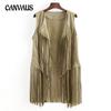 Women's Spring and Summer Thin Fringe Horse Clip Women Slim Slim Sleeveless Vest Top