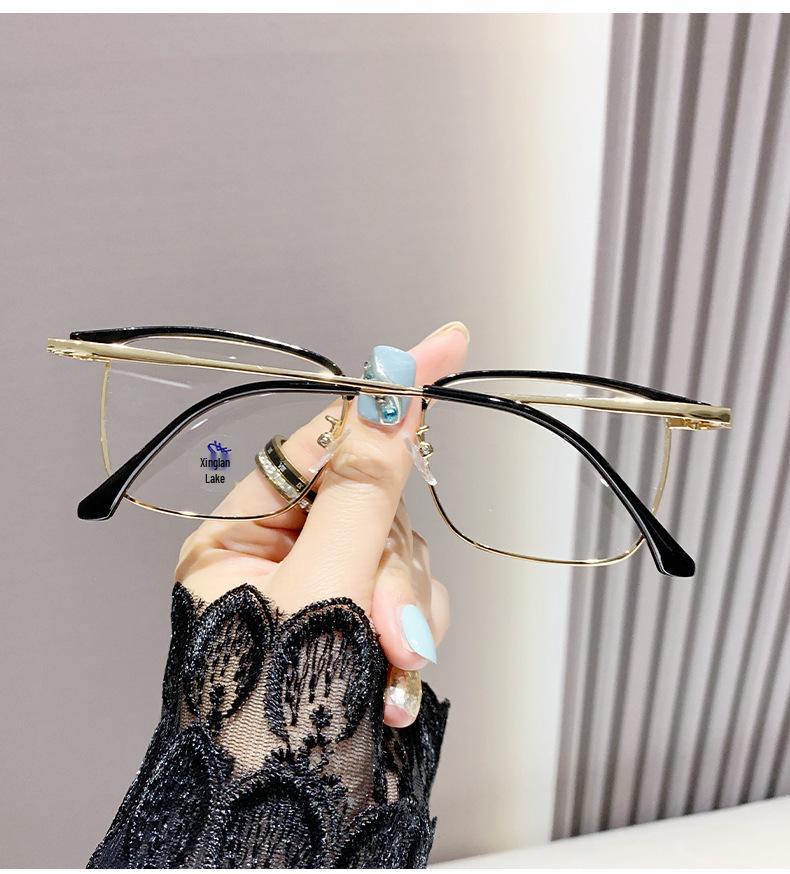 Фотохромные очки с защитой от синего света, готовые для установки линз по рецепту, с оправой в виде брови - Унисекс, Ультралегкие, Стильные оптические оправы