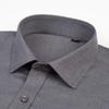Отличные шерстяные однотонные однотонные мужские классические рубашки с длинным рукавом из модала, офисные деловые мужские деловые рубашки, стандартная посадка, высокое качество