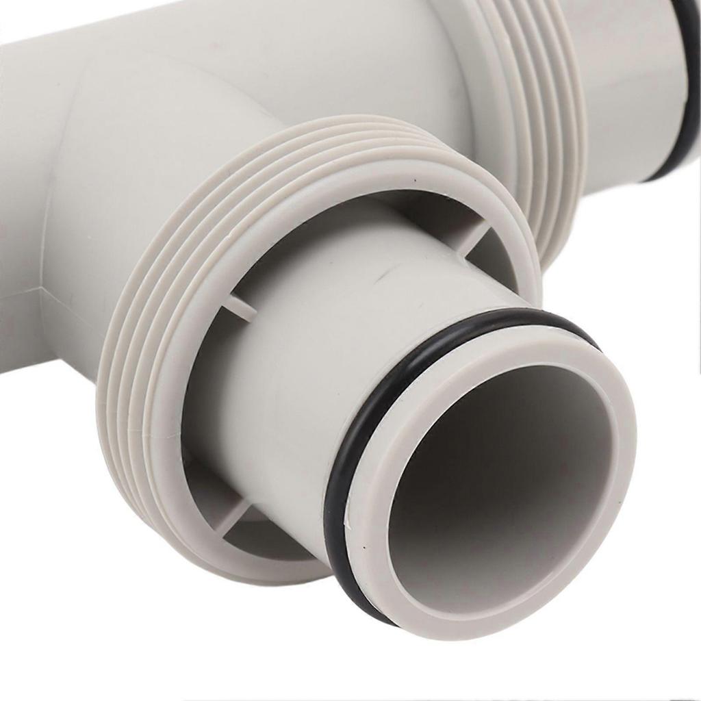 Split Swimming Pool Hose Plunger Valve 2 in 1 T Shape Hose Plunger Valve Replacement for for Filter Circulation System Pool Pump Maintenance