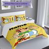 3pcs Custom Name Asterix Set,Includes 1 Duvet Cover and 2 Pillowcases,All-season Bedroom Decor