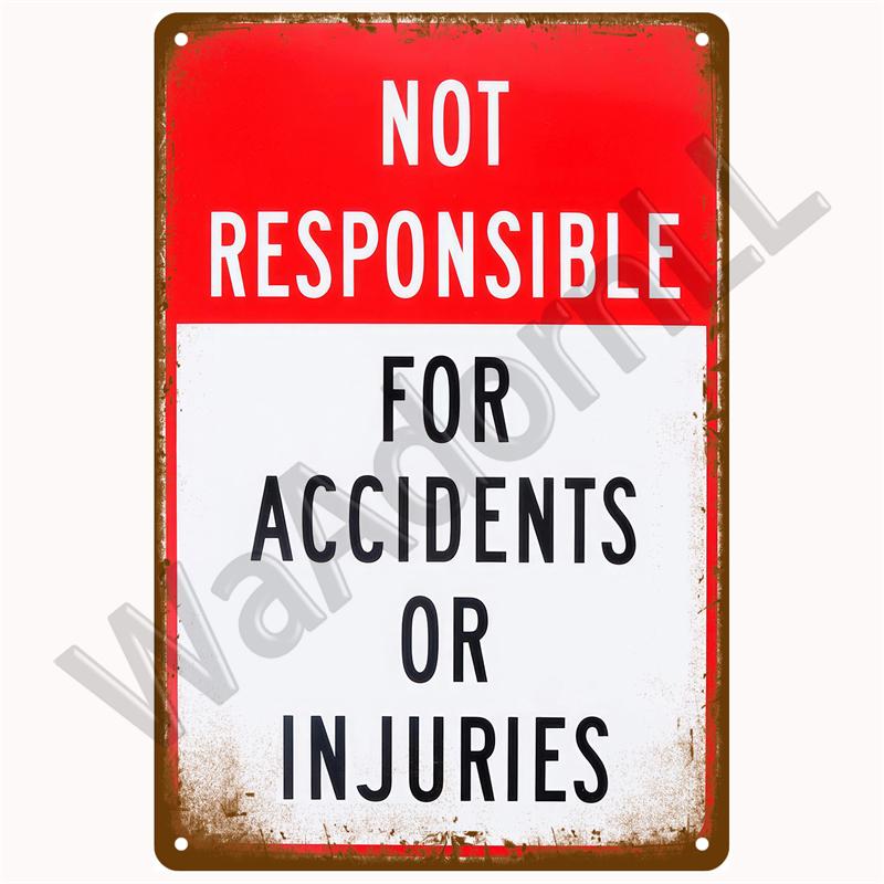 Винтажный предупреждающий металлический знак, табличка с уведомлением, жестяная табличка, знак опасности, настенное искусство, настенное украшение, настенная роспись, домашний декор, бары, пещера для мужчин