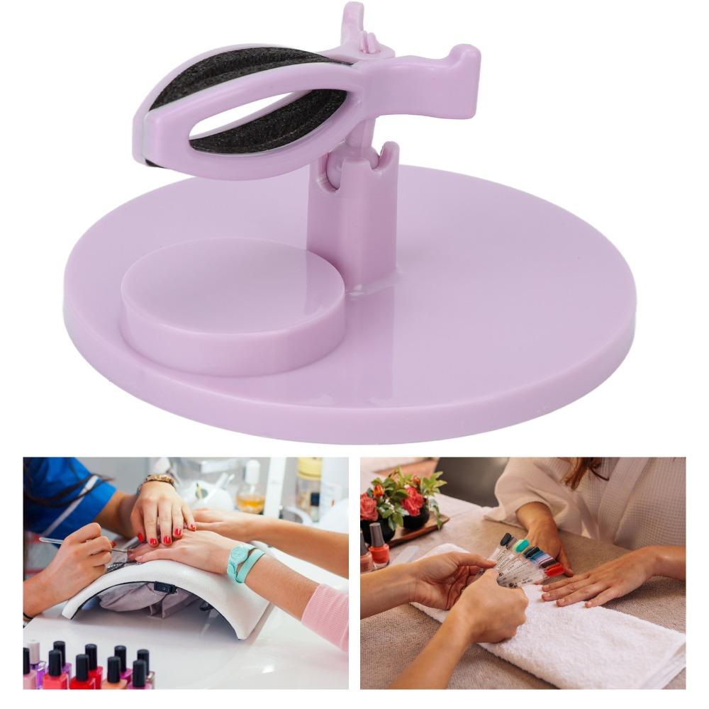 Anti-Fall Stable Base Tilted Nail Polish Stand Ideal For Home Diy Manicure Use