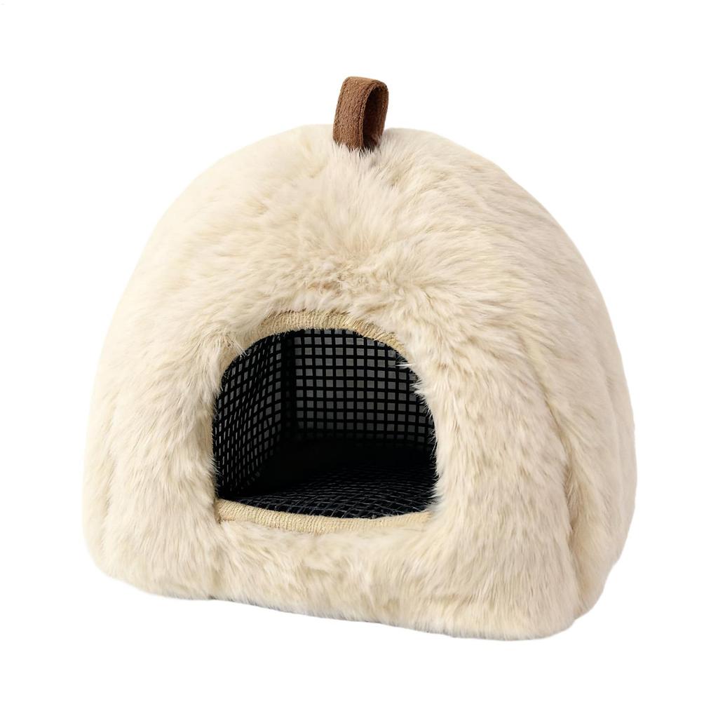 Hamster House Guinea Pig Cage Hamster Cotton House Small Animal Nest Winter Warm Pet Bed For Rodent Guinea Pig Rat Hedgehog