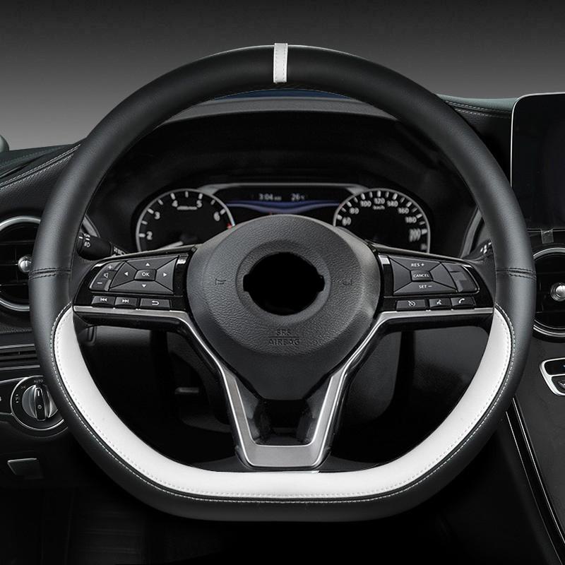 Чехол на руль автомобиля для Nissan X-Trail Qashqai March Serena Micra Kicks 2017-2019 Altima Teana 2019 Автоаксессуары