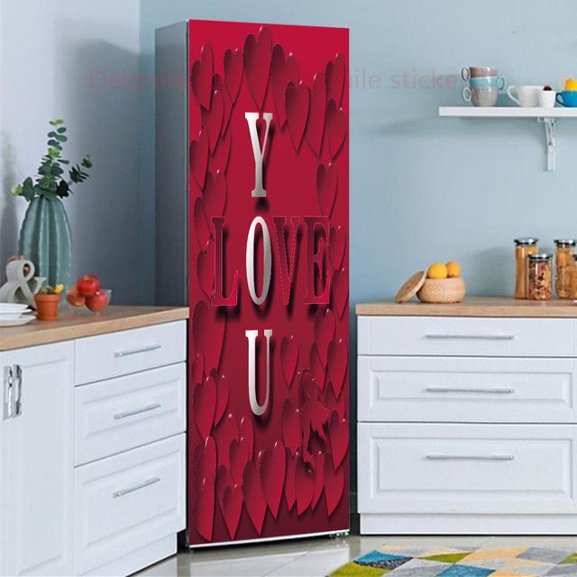 39 стилей на выбор, цветы, пейзаж, наклейка на холодильник, пилинг-палка, водонепроницаемая двойная дверь, морозильная камера, декор для шкафа, художественная роспись