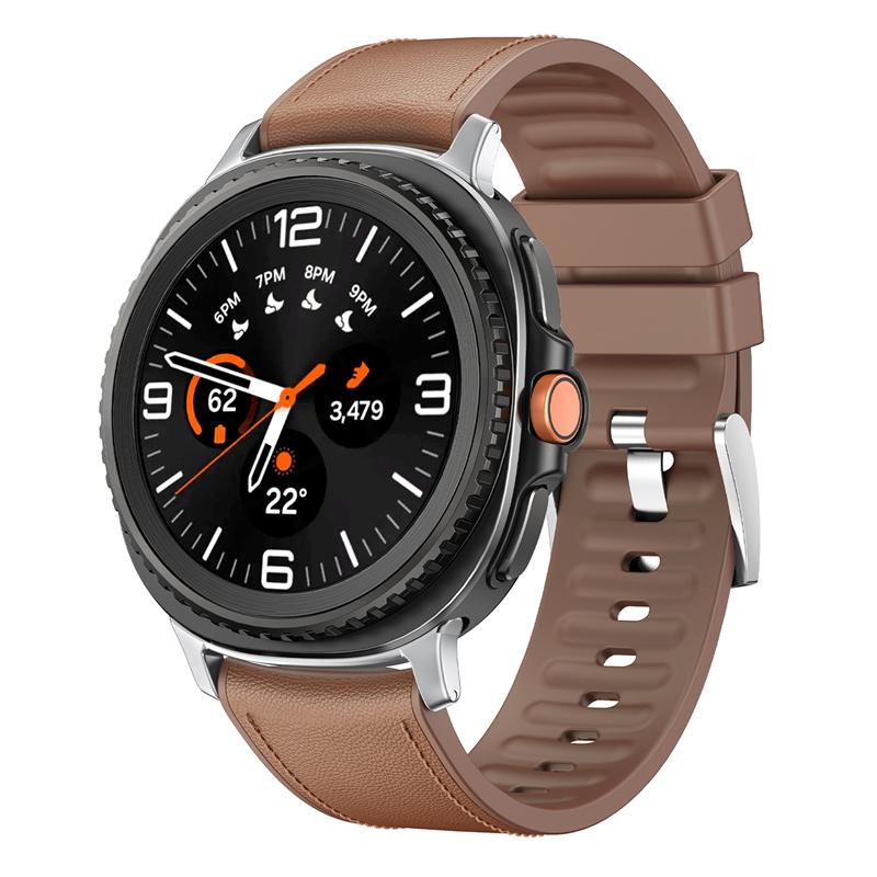 Официальный кожаный ремешок без зазоров для Samsung Galaxy Watch 8 Classic 46 мм, ремешок для Galaxy Watch 8 40 мм 44 мм, аксессуары-браслеты
