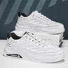 Весна 2025 новые кроссовки папы платформа повседневные универсальные дышащие мужские трендовые увеличивающие рост низкие спортивные туфли