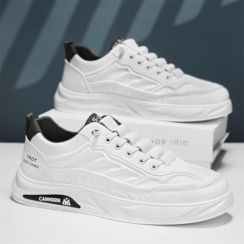 Весна 2025 новые кроссовки папы платформа повседневные универсальные дышащие мужские трендовые увеличивающие рост низкие спортивные туфли