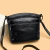 Customer Order Women's Bag 2025 New Retro Fashion Multi-layer Bucket Bag Soft Leather Lady Middle-aged Mother Lady Messenger Bag