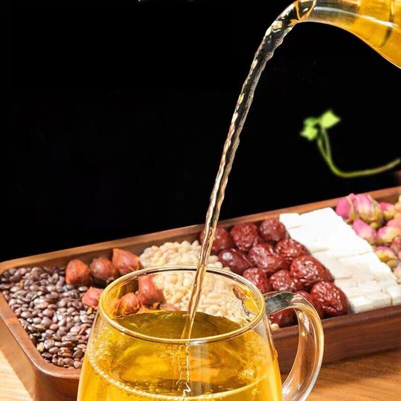 128 г чая TongRenTang с кислыми ядрами мармеладной пории и лилии