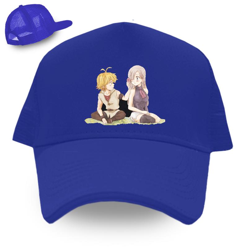 Бейсболка для взрослых «Семь смертных грехов», японская анимация, унисекс, женские кепки, модная шляпа в стиле хип-хоп