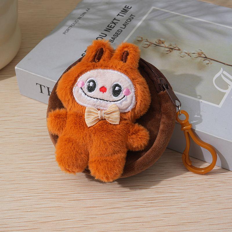 Лабубу Милая Плюшевая Кукла DIY Кошелек для Детей и Взрослых Подвесные Аксессуары Маленький Кошелек 10СМ