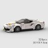 MOC Скоростной гоночный автомобиль R34 488 R32 Пикап Технический автомобиль Строительный блок Супер гоночный Кирпичный город Подарок
