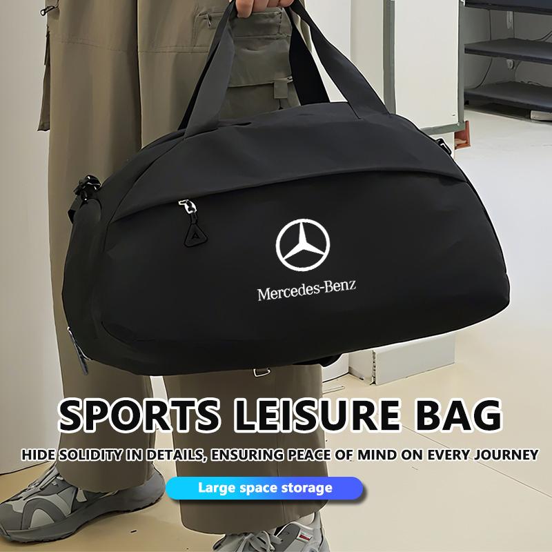 WLX4 For Mercedes Benz Large Capacity Sport Bag Storage Bags Handheld Diagonal Cross Bag Pouches CLK GLC W212 C200 C300 W203 W204
